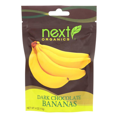 Next Organics Dark Chocolate (Pack of 6) - 4 Oz Bananas