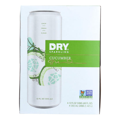 Zevia Dry Soda Cucumber - 6 Pack, 12 Fl Oz Cans