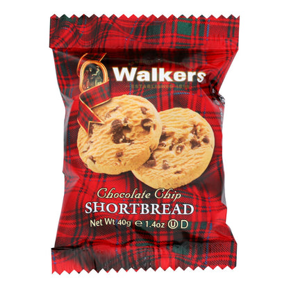 Walkers Shortbread Cookies with Chocolate Chips, 1.4 oz., Pack of 20