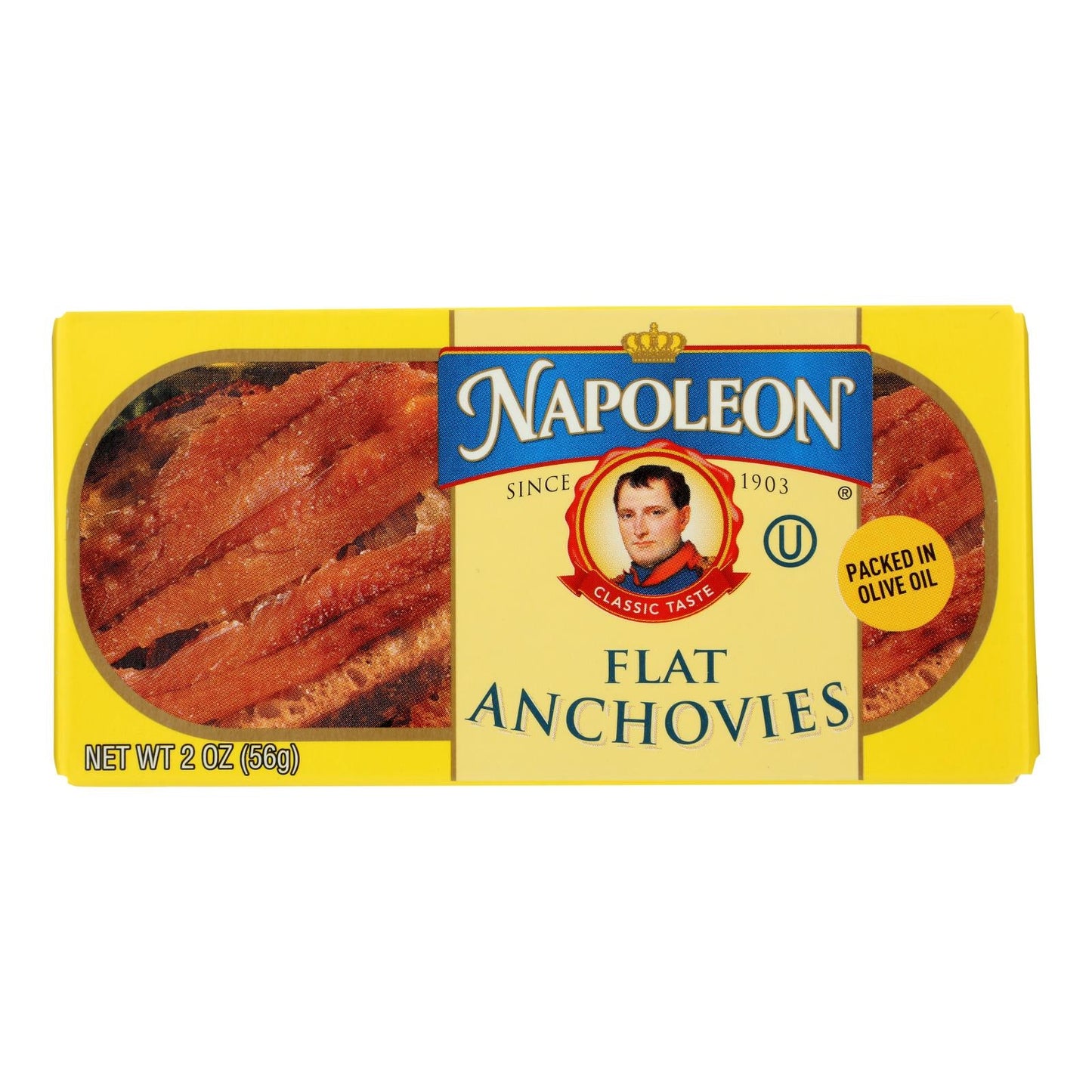 Napoleon Flat Anchovies - 2oz Tin