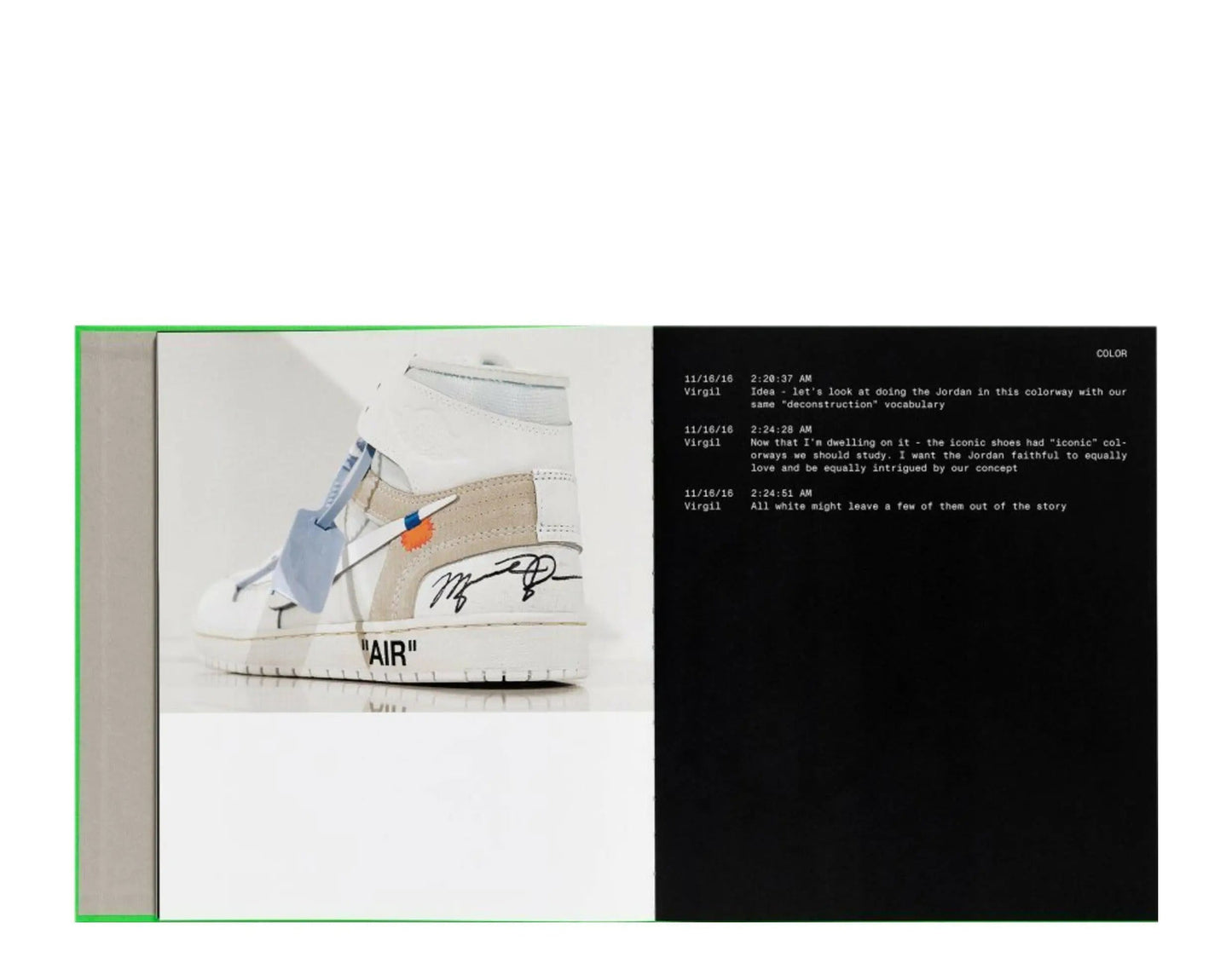 Taschen Virgil Abloh Nike ICONS Hardcover Book Green