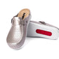 Nora IV by LEON– Women’s Leather Clogs- Adjustable Buckle with Removable Gel-Insole