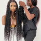 Bohemian humanhair Knotless-Ready to ship (Tara)
