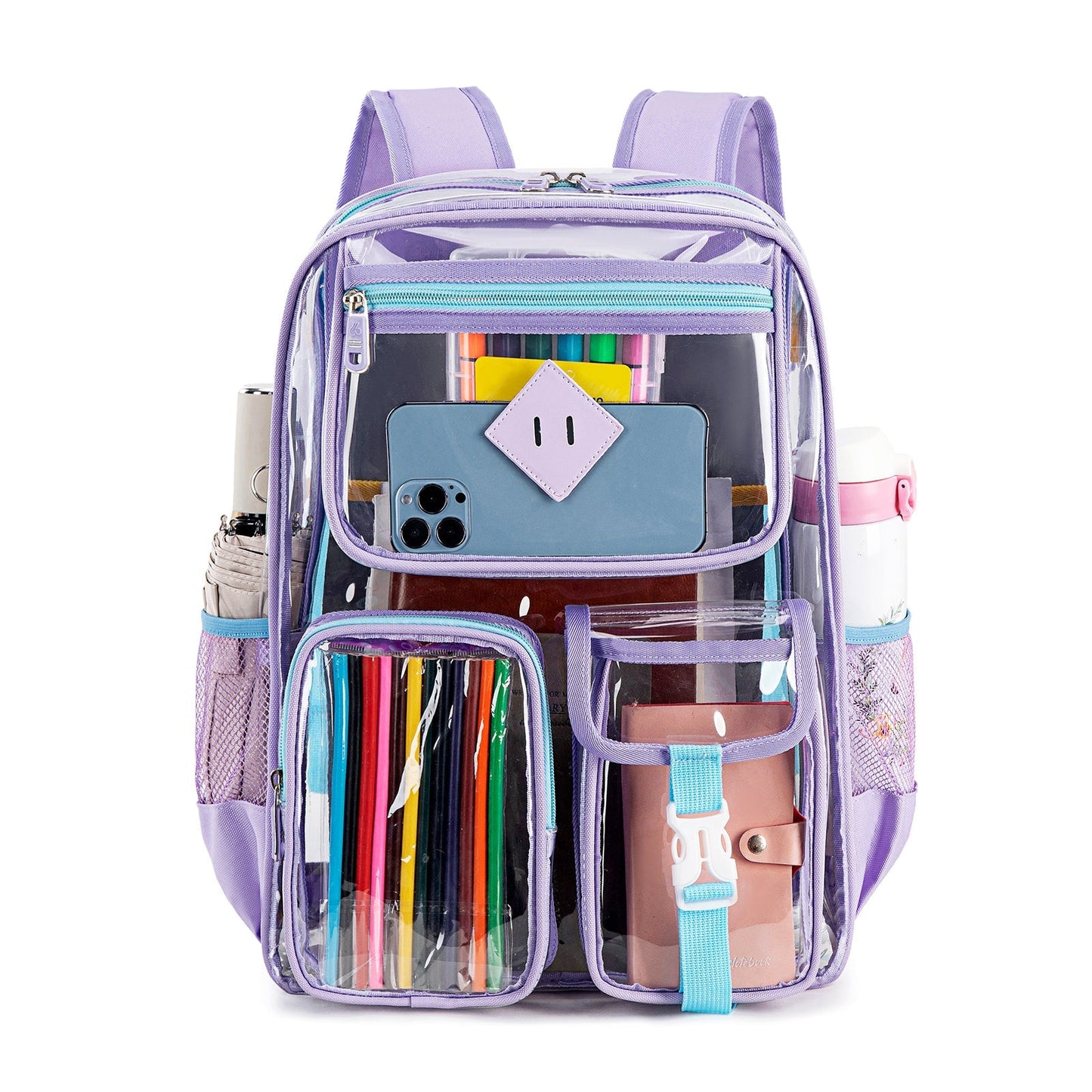 Contixo Heavy Duty Clear Backpack – PVC Transparent, Stadium Approved by Contixo
