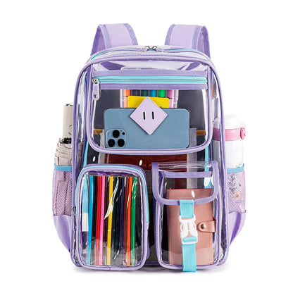 Contixo Heavy Duty Clear Backpack – PVC Transparent, Stadium Approved by Contixo