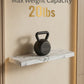 Floating Shelves Set of 4 – 15.8" Wall Shelves with Invisible Brackets