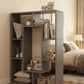 7-Tier Cube Bookshelf, Tall Narrow Bookcase for Small Spaces