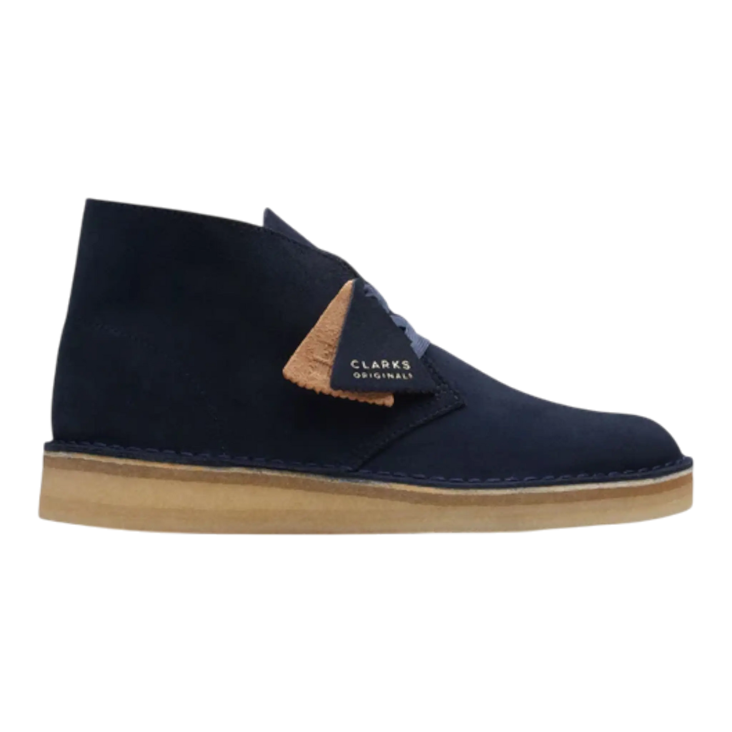 Clarks Originals Desert Coal Men Casual Chukka Boots Black Suede