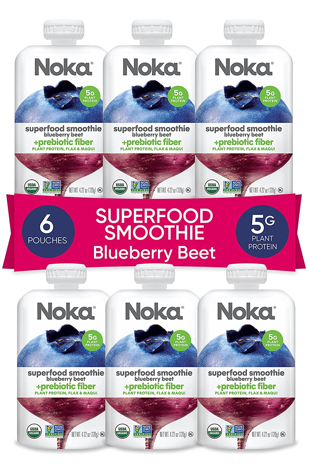 Noka - Sprfd Smthe Bbry Beet - Case Of 6-4 Pack