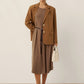 Recycled Leather Belt Versatile Styling For Dress And Blazer VIVETTE