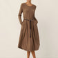 Recycled Leather Belt Versatile Styling For Dress And Blazer VIVETTE