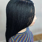 Senegalese Micro Twist Braided Wig | Bob Length | Light Passion Twist | Lace Front Wig | Black Women