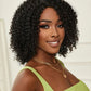 Afro Kinky Curly Black & Ombre T1B/30 Human Hair Wig | Brazilian Remy Machine Made Glueless Wigs for Women (Affordable)