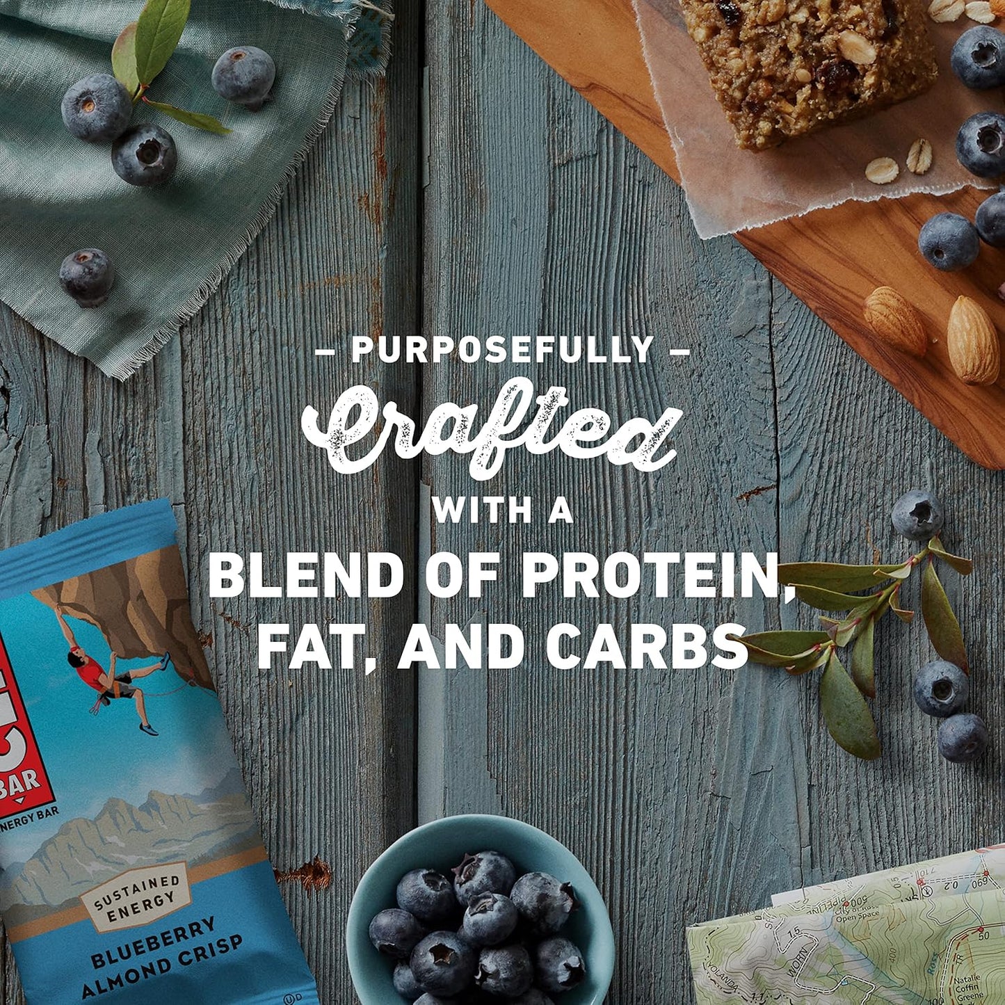 Clif Bar Organic Blueberry Crisp (Pack of 12 - 2.4 Oz.)