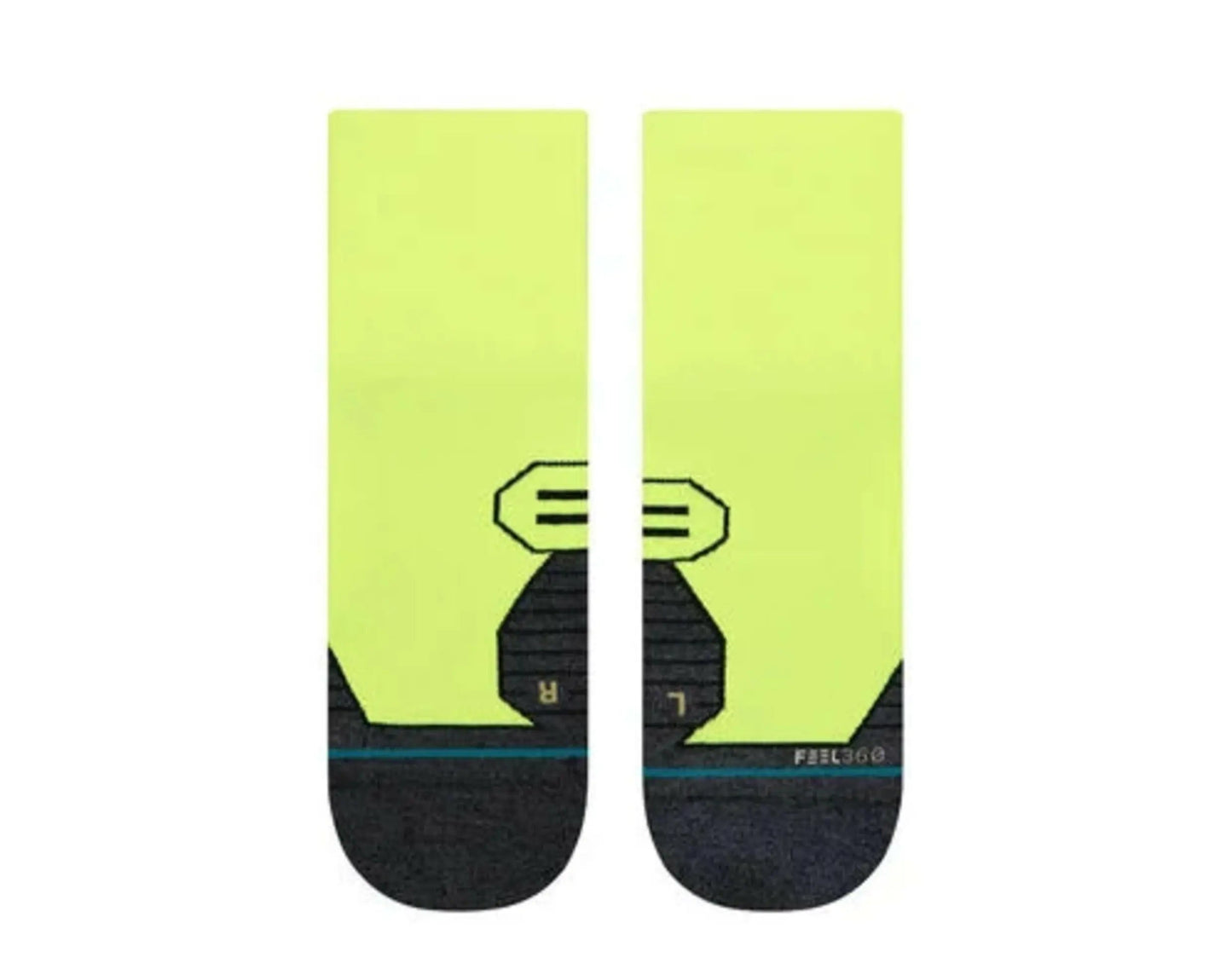 Stance Road Hyper Men Ankle Socks Neon Yellow