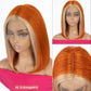 Ginger Short Bob Wig | Straight Human Hair T-Part Lace Front