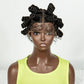 Handmade Bantu Knotless Braids Wig | Full Double Lace Front | Baby Hair