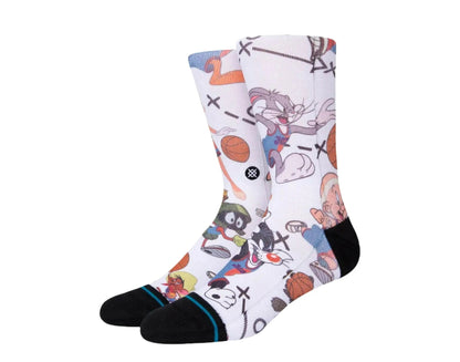 Stance x Space Jam Tune Conversational Crew Socks White