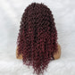 Water Wave Braided Wig | 9x6 Lace Front with Baby Hair