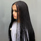 Glueless Micro Braid Wig | 13x4 Lace Frontal | Customizable Tiny Braids | For Black Women