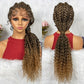 Braided Ponytail Wig | Kinky Curly Lace Front with Baby Hair