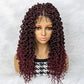 Water Wave Braided Wig | 9x6 Lace Front with Baby Hair