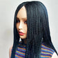 Senegalese Micro Twist Braided Wig | Bob Length | Light Passion Twist | Lace Front Wig | Black Women