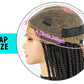 36" Knotless Box Braids Full Lace Wig | Crochet Braids | Synthetic Braiding Hair | Black Women
