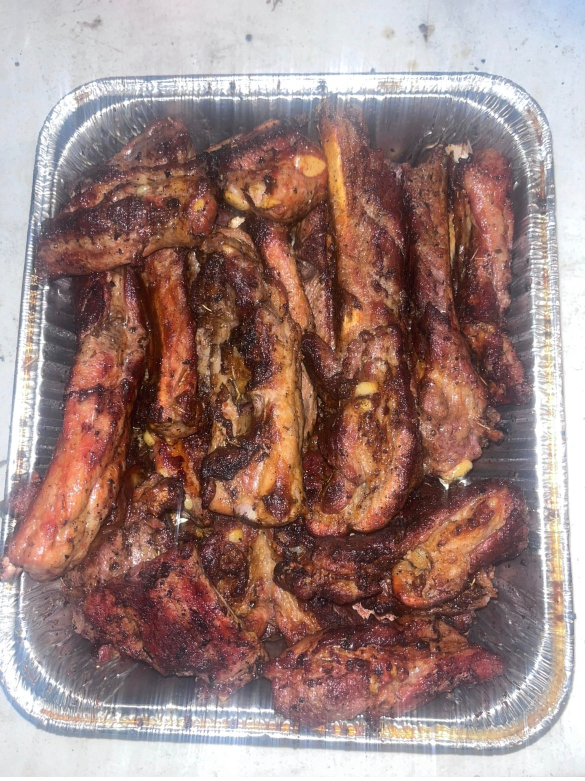 Small Tray Of Pork Ribs