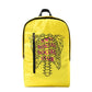 Anti Social Social Club Broken Backpack Yellow