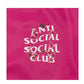 Anti Social Social Club Cute AF Drawstring Bag Pink