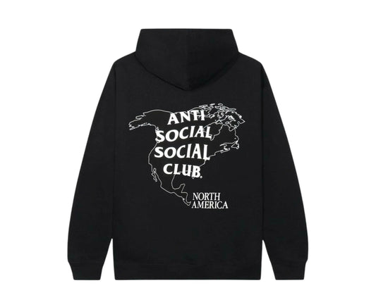 Anti Social Social Club North America Men Hoodie Black