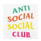 Anti Social Social Club All Talk Men T-Shirt White