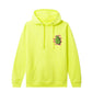 Anti Social Social Club Pulse Check Men Hoodie Safety Yellow