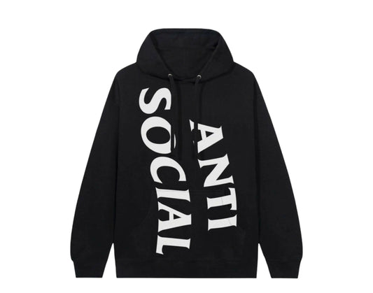 Anti Social Social Club Vertical Horizon Men Hoodie Black