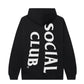 Anti Social Social Club Vertical Horizon Men Hoodie Black