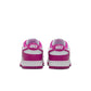 Nike Women’s Dunk Low - White/Hot Fuchsia