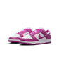 Nike Women’s Dunk Low - White/Hot Fuchsia