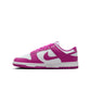 Nike Women’s Dunk Low - White/Hot Fuchsia