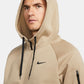 Nike Mens Therma Full Zip Fitness Top - Khaki