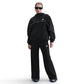 Nike Women's Mid-Rise Wide-Leg Sweatpants - Black