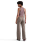 Nike Women's Mid-Rise Wide-Leg Sweatpants - Mink Brown