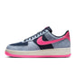 Nike Men’s Air Force 1 '07 LX - Dark Obsidian/Pink Blast