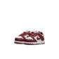 Nike (TD) Dunk Low - White/Redwood