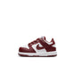 Nike (TD) Dunk Low - White/Redwood