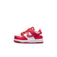 Nike (TD) Dunk Low - White/University Red