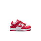 Nike (TD) Dunk Low - White/University Red