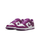 Nike Big Kids Dunk Low - White/Viotech