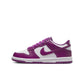 Nike Big Kids Dunk Low - White/Viotech