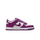 Nike Big Kids Dunk Low - White/Viotech